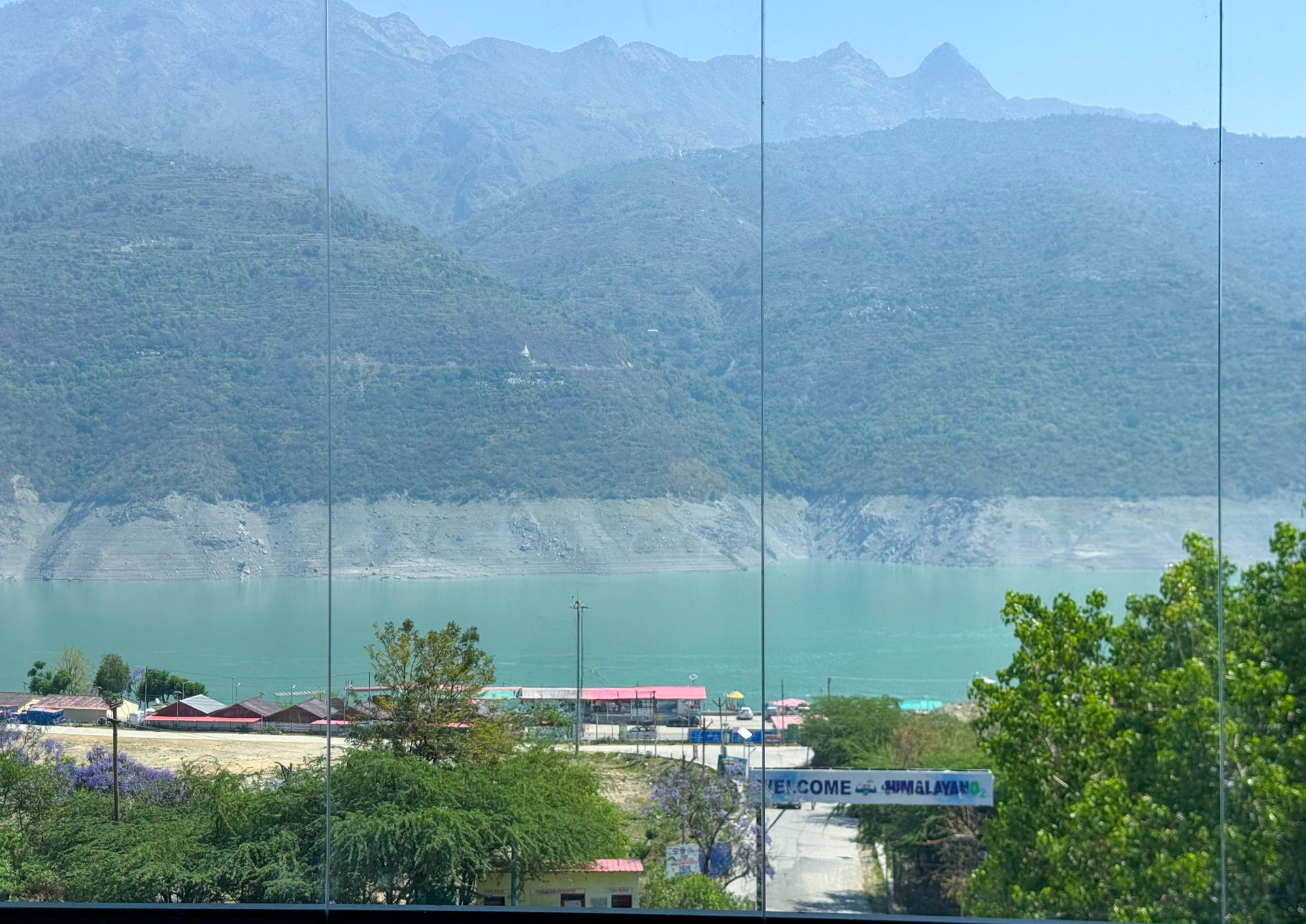 Lake view from the hotel