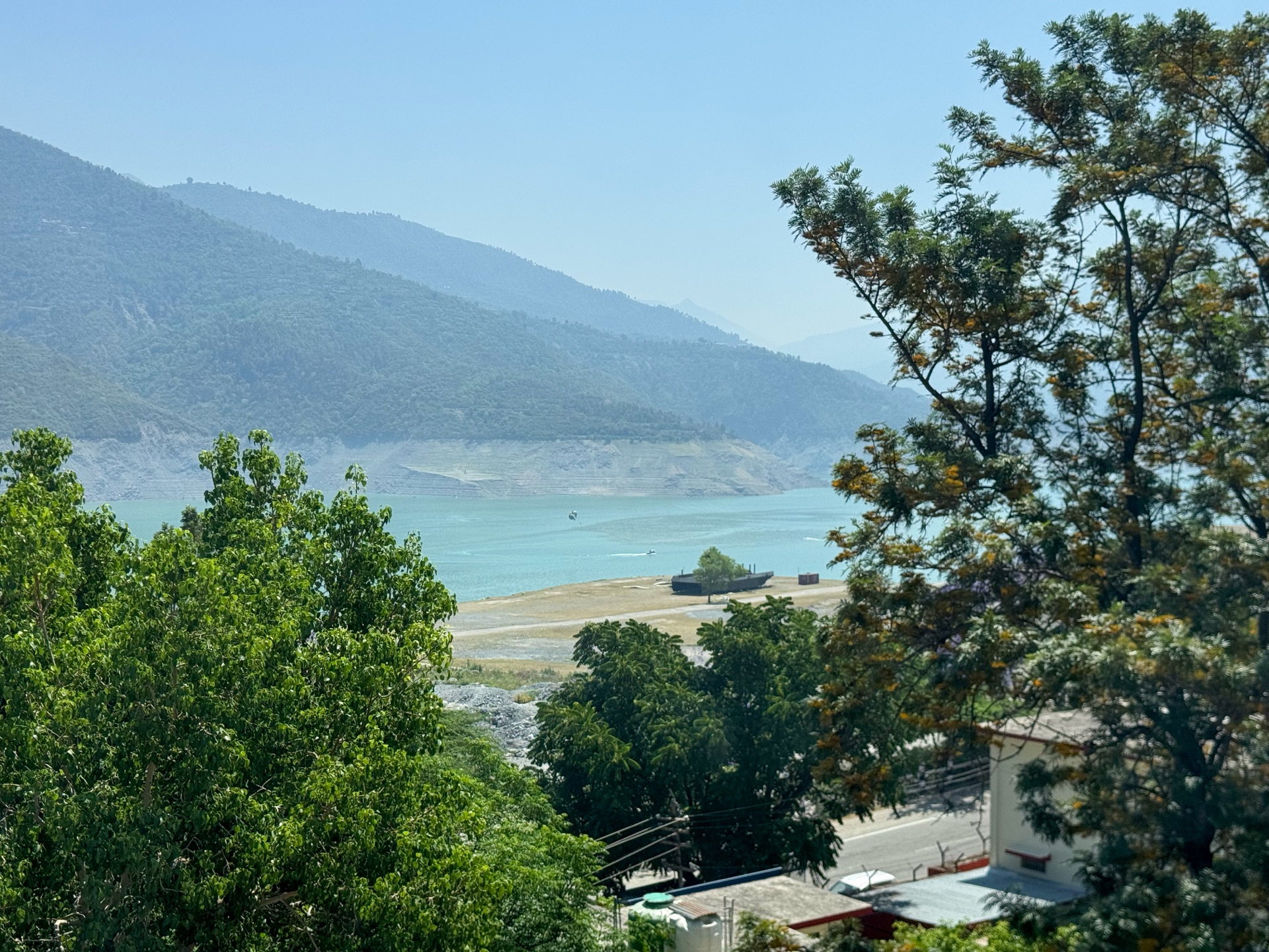 Tehri Lake and the Garhwal hills